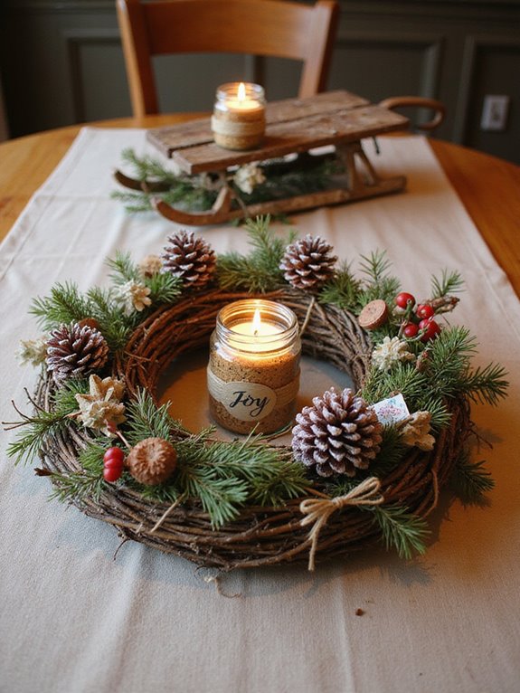 eco friendly holiday centerpieces crafted
