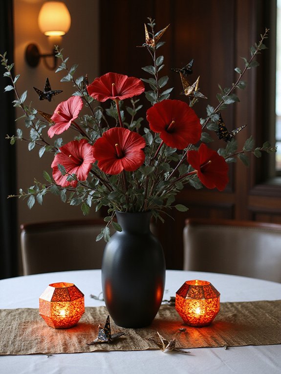 edgy centerpieces for celebration