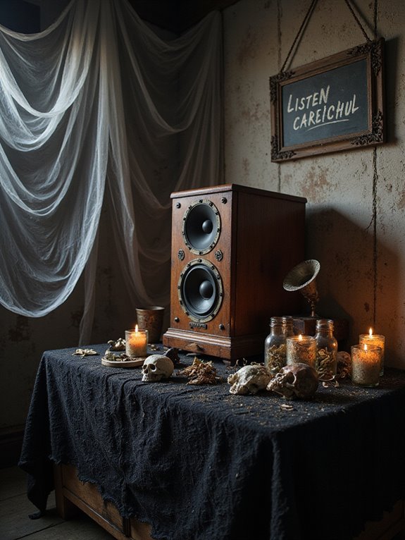 eerie sounds create atmosphere