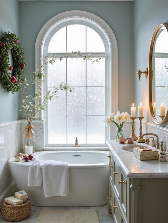 elegant festive bathroom upgrades