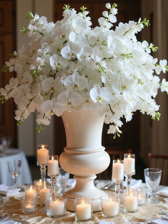 elegant love symbol orchids