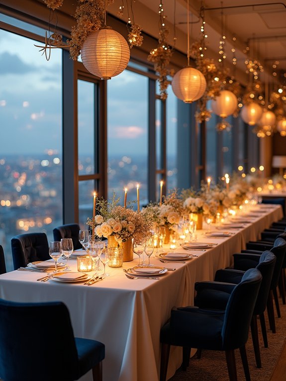 elegant minimalist festive decor