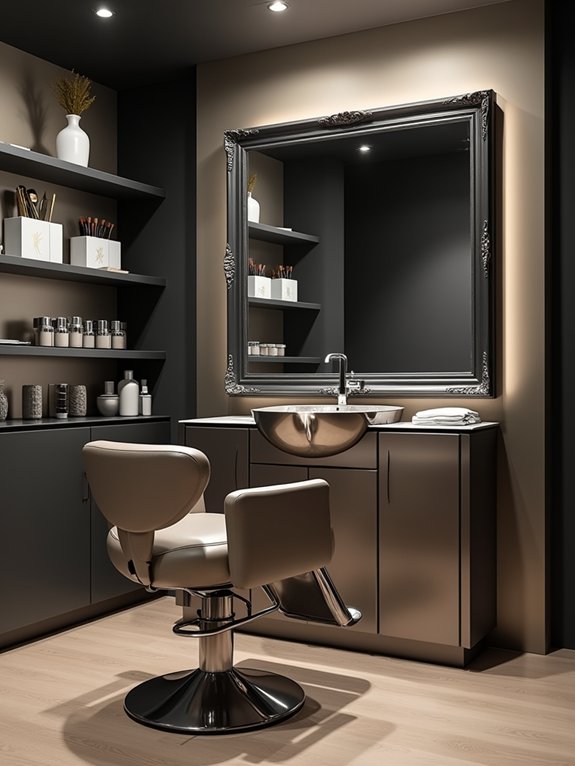 elegant modern metal accents