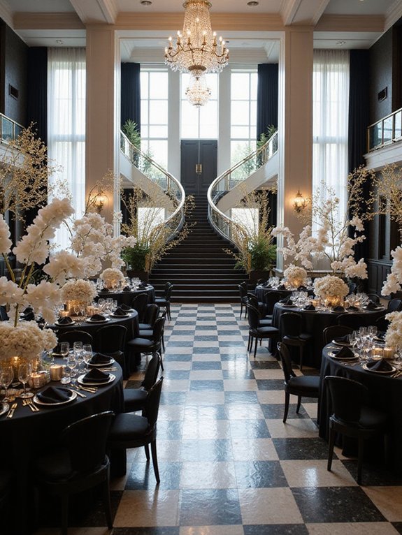 elegant monochrome new year s celebration