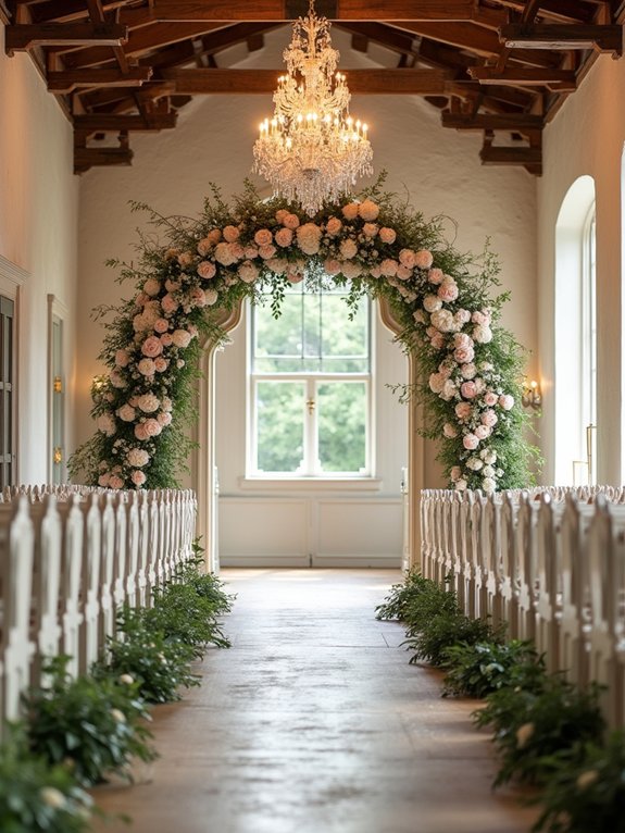 enchanting antique wedding arch