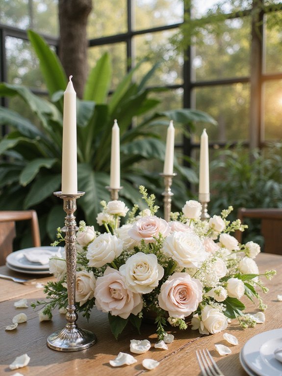 enchanting garden rose arrangements