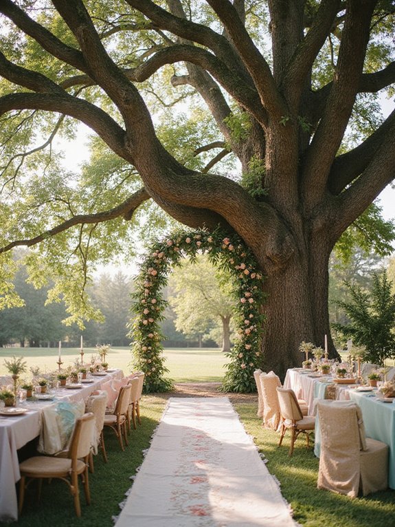 fabric draping for ambiance