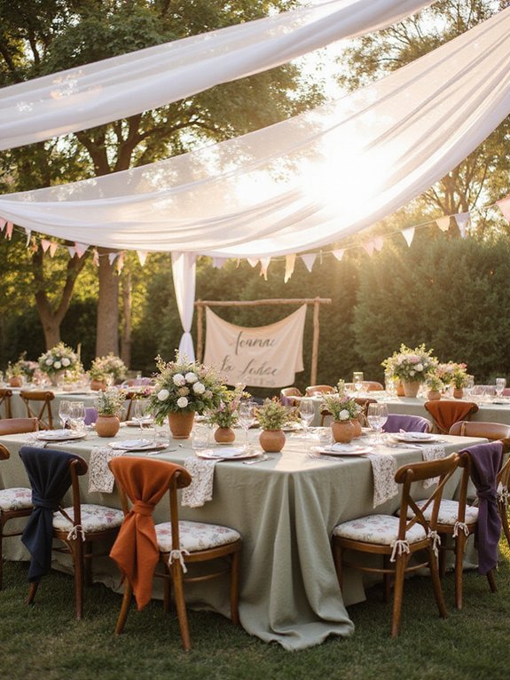 fabric layers create coziness