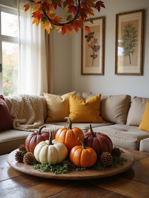 faux vs real fall decor