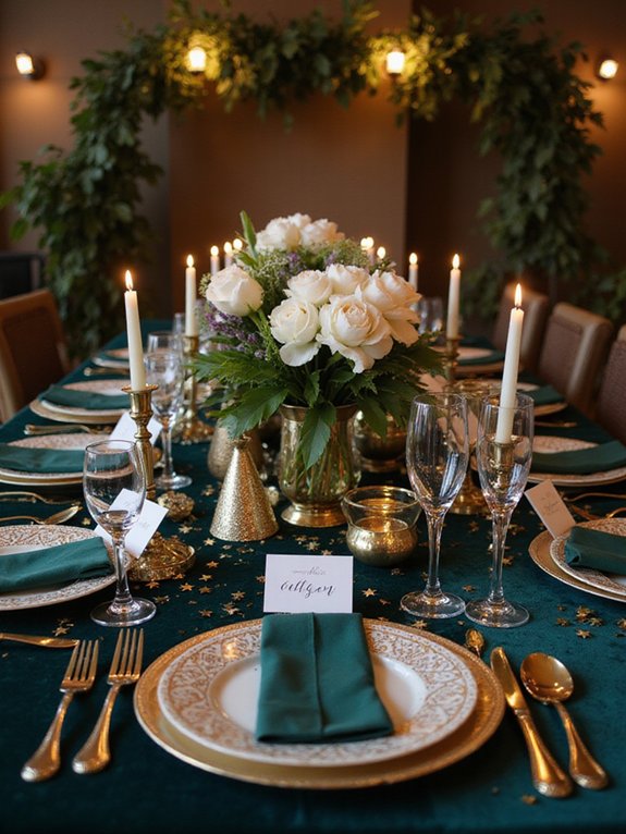 festive and inviting tablescape design