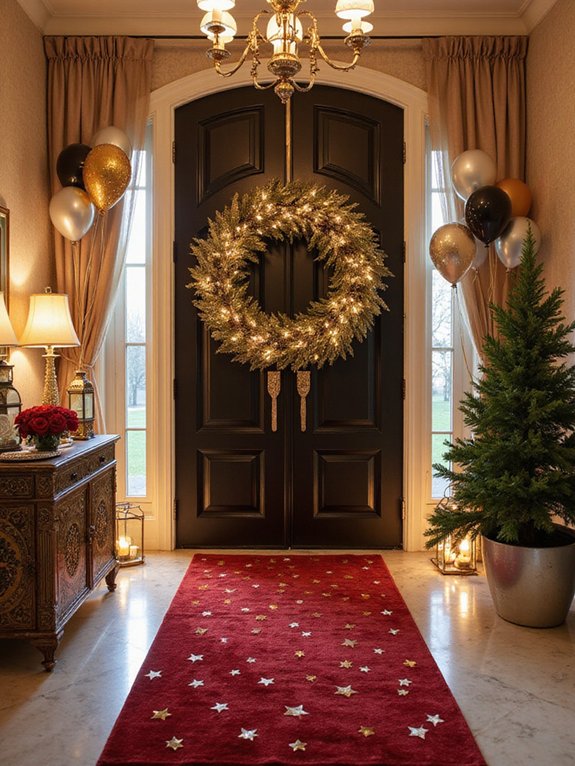 festive entryway first impressions