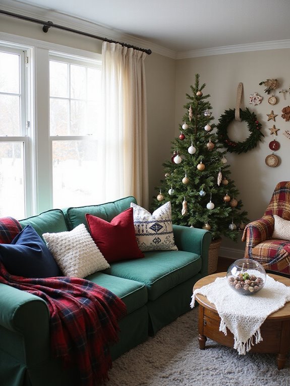 festive fabric layering joy