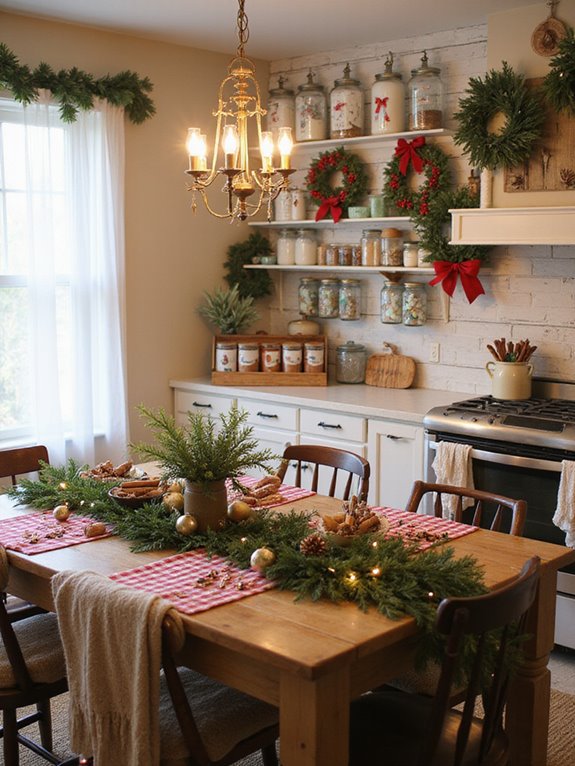 festive kitchen holiday transformation