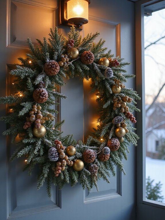 festive natural home decor