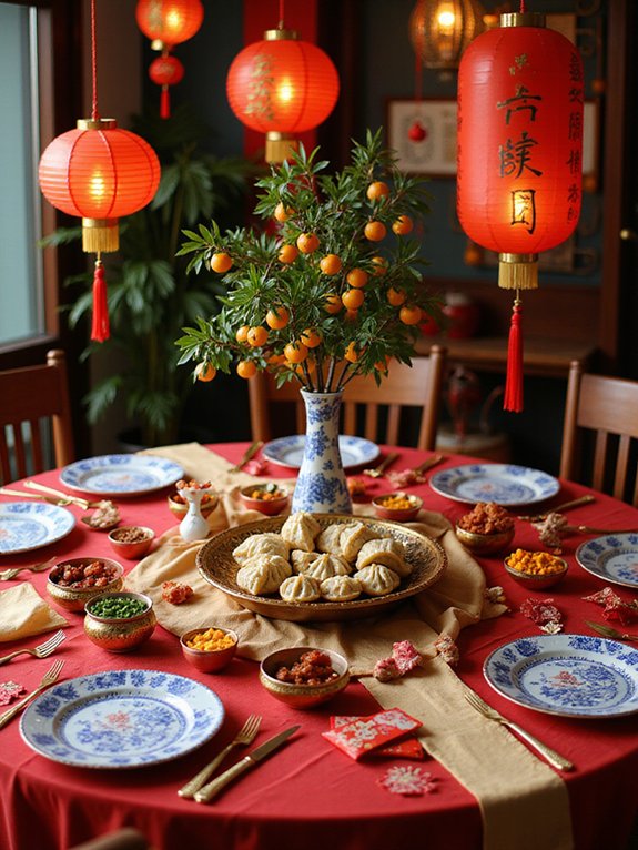 festive symbols for luck