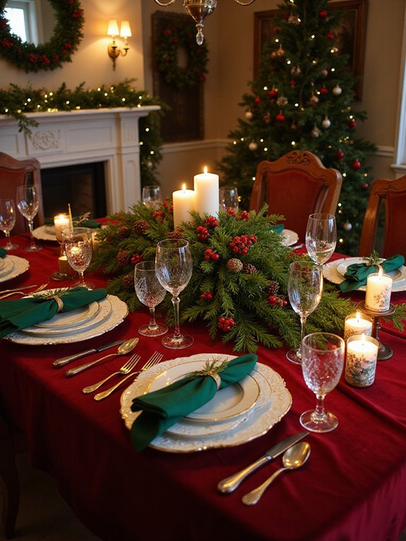 festive table setting ideas