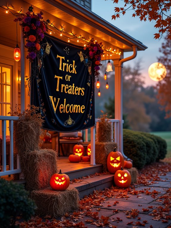 festive trick or treat decorations
