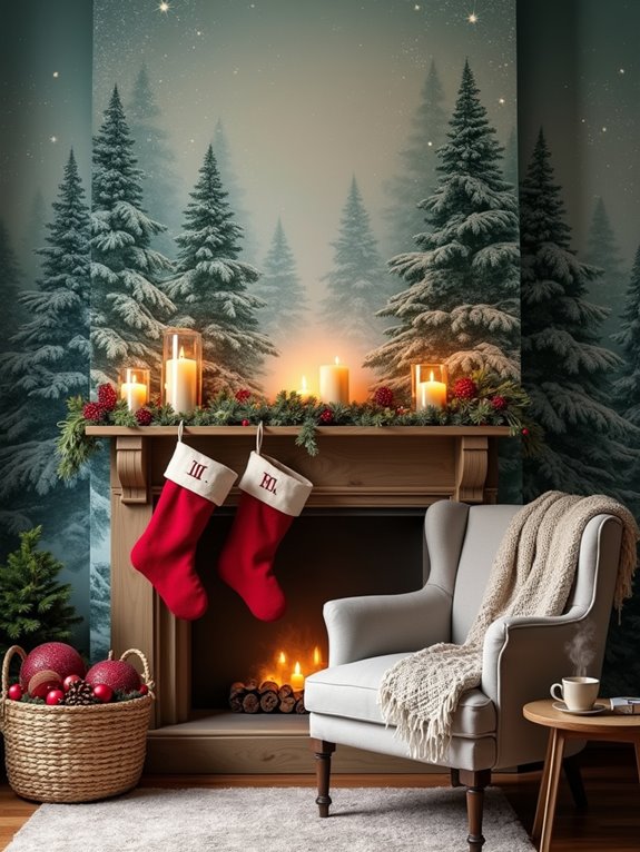 festive wallpaper for holidays