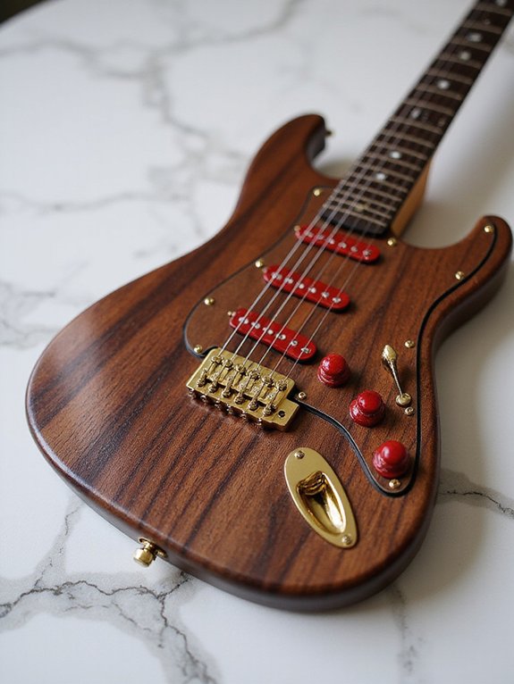 fretboard inspired drink coasters