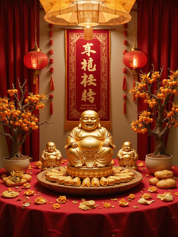 golden accents for prosperity