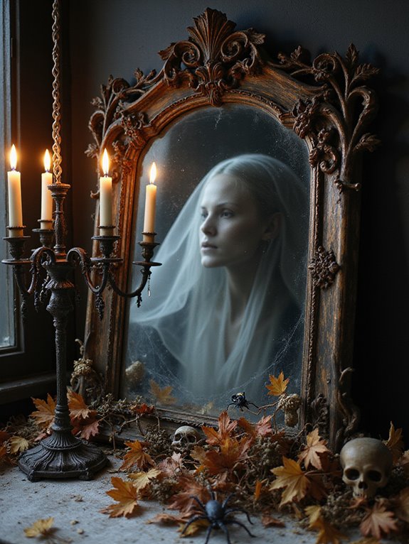 haunted mirror halloween decor
