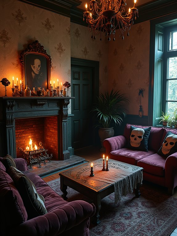 haunting decor and surprises