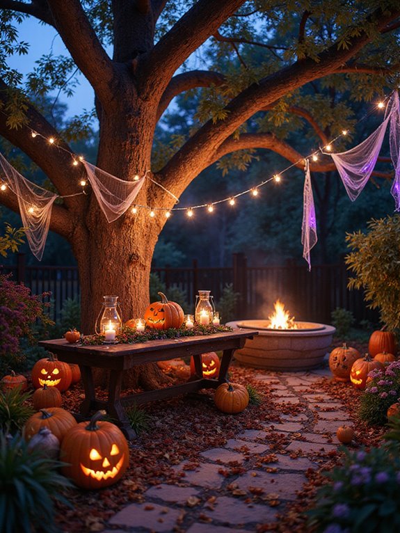 haunting halloween outdoor decor