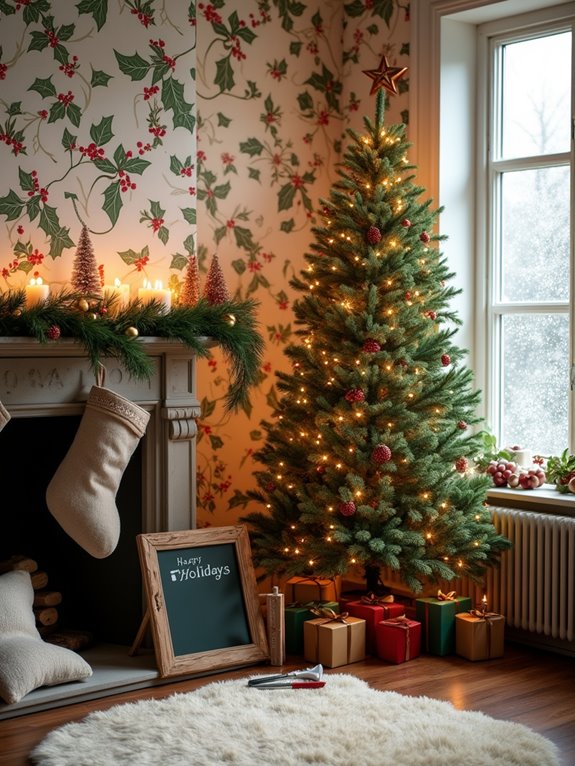 holiday wallpaper installation tips