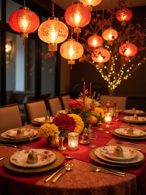 lanterns enhance festive decor