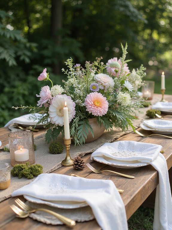 layered textures enhance decor