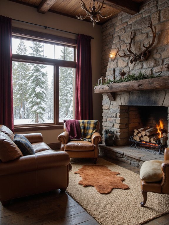 luxurious winter curtain makeover