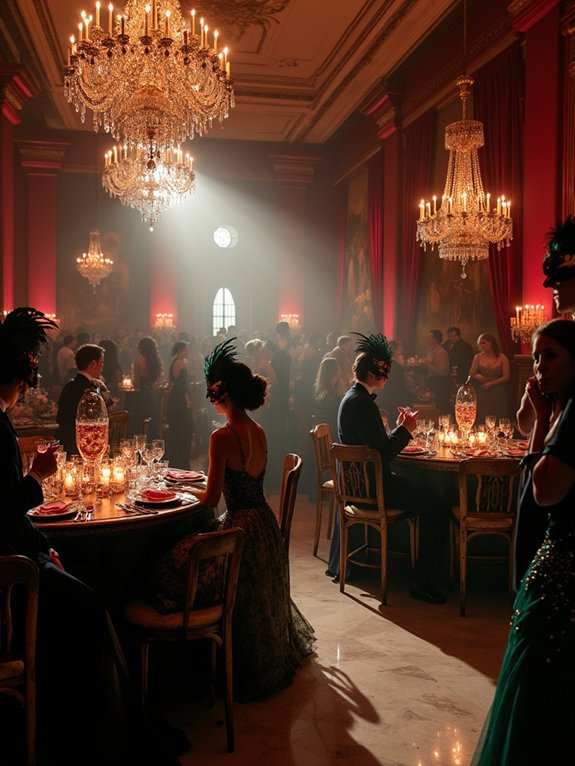 masked elegance and mystery