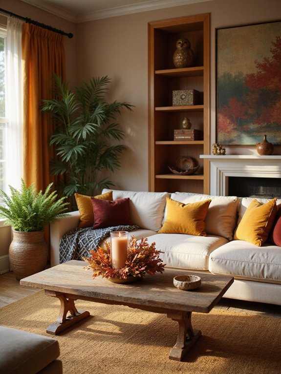 moderation in pumpkin decor