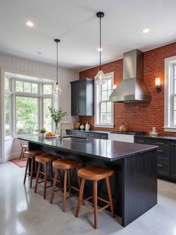modern red subway tiles