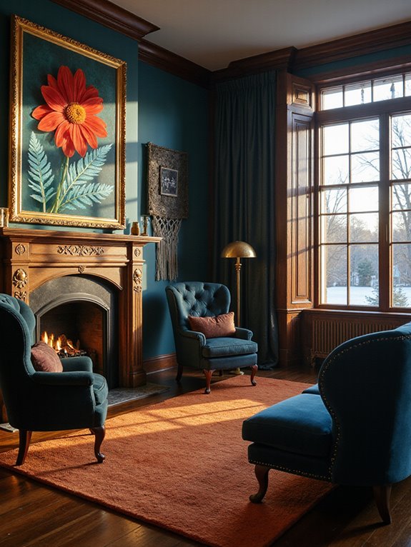 moody winter color transformation