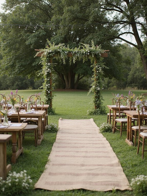 nature inspired wedding decor