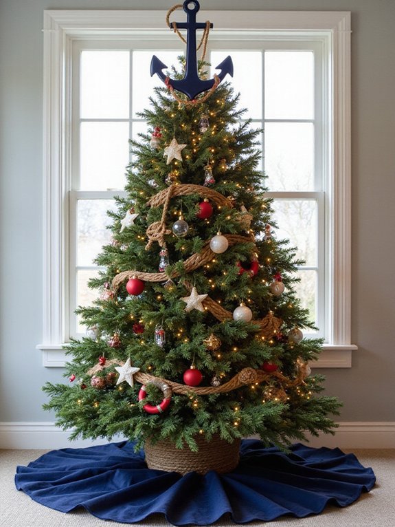 nautical holiday tree decor