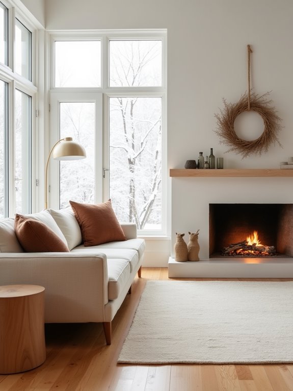 neutral colors and soft textures