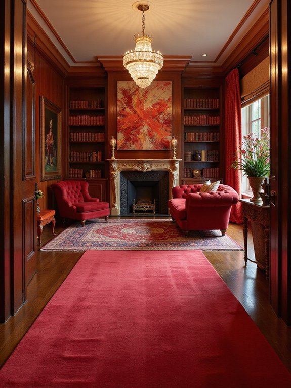 opulent red carpet elegance