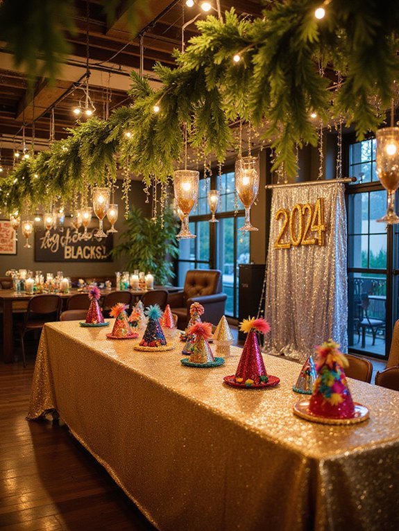 party hats and accessories