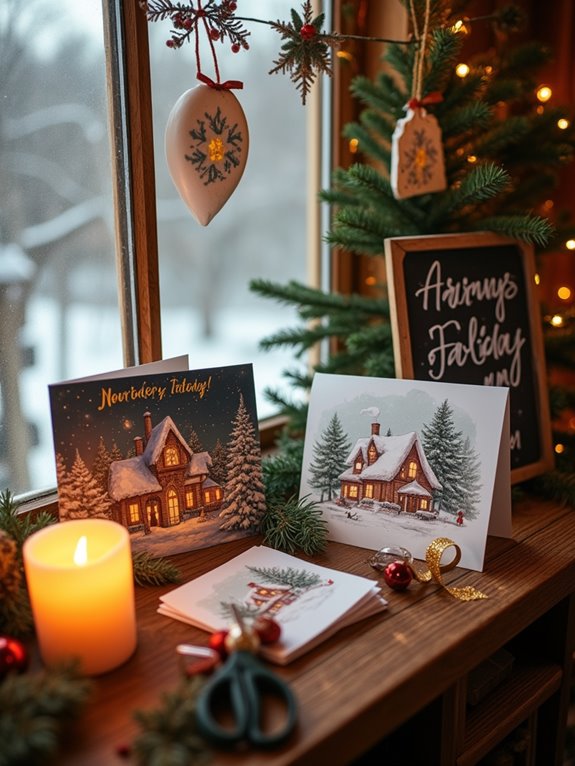 personalized holiday card cheer