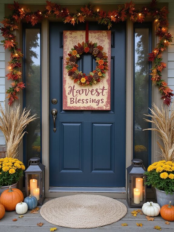 personalized seasonal door signs