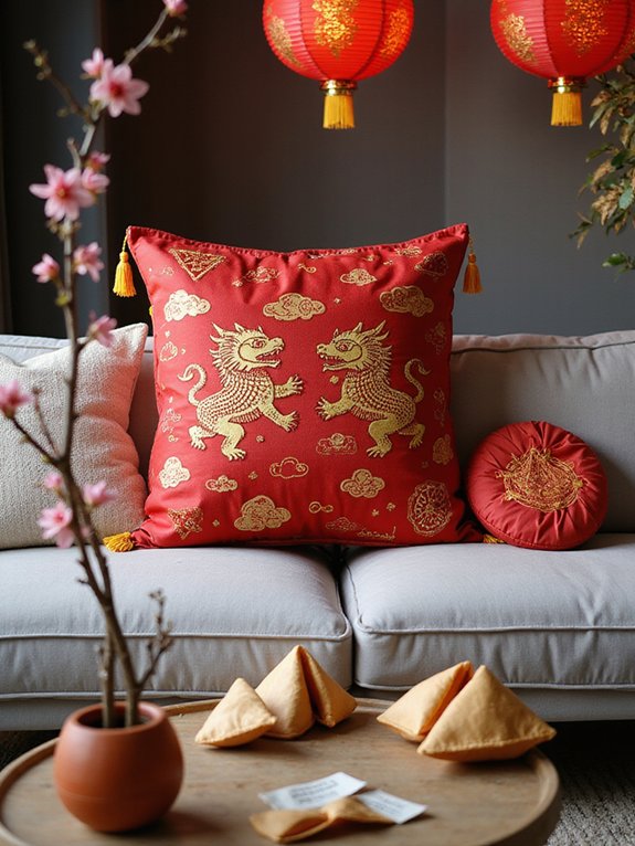 playful textured pillow decor