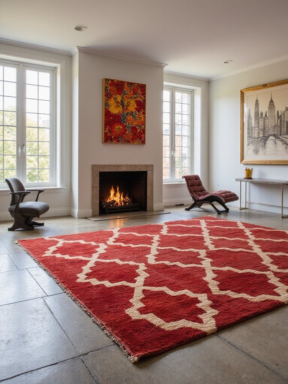 plush patterned luxury rugs
