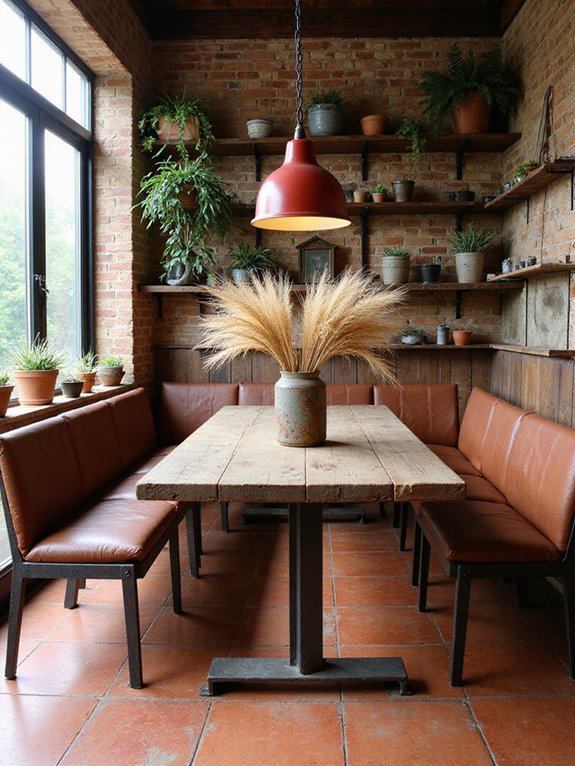 rustic charm with red tiles