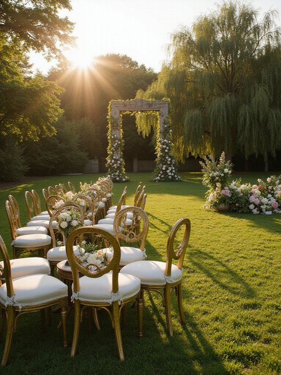 rustic elegance with glamour