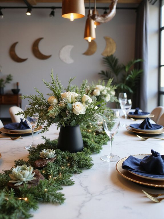 seasonal decor enhances atmosphere