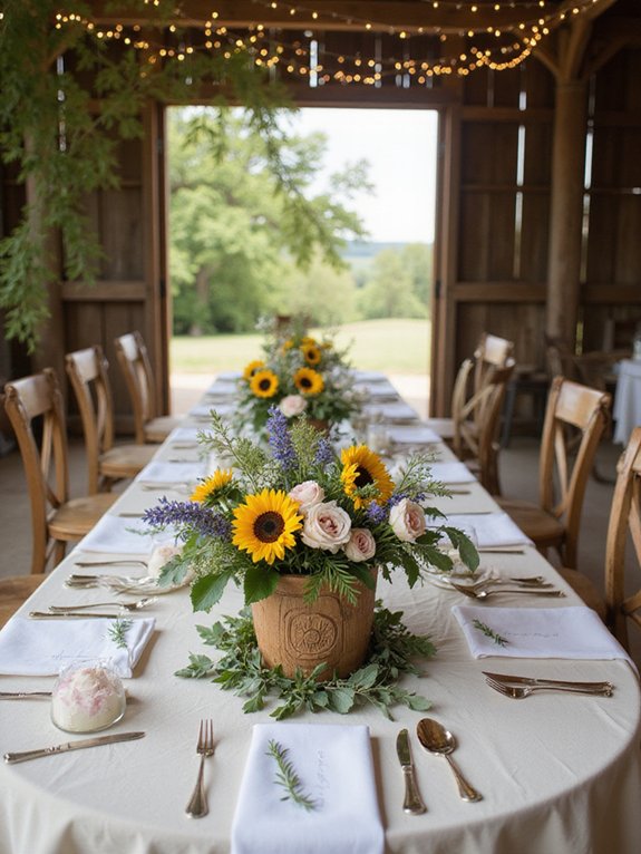seasonal local flowers celebration