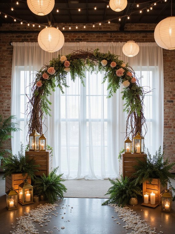 selecting unique ceremony backdrops