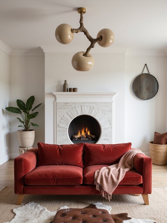 serene transitional home decor